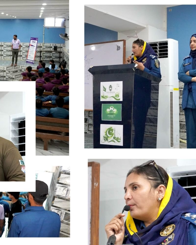 Oxford Group of Colleges Sheikhupura: traffic awareness workshop